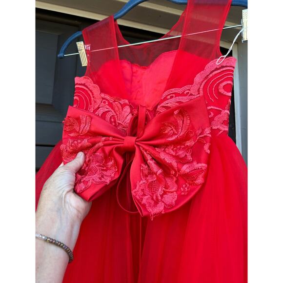 Flower Girl Bridesmaids Wedding Dress - Picture 6 of 12